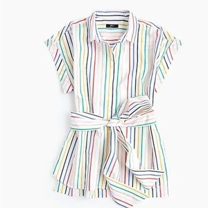 J.Crew belted button up